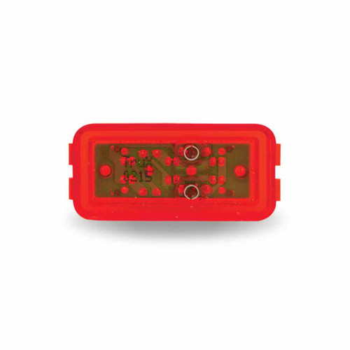 Trux Accessories 1" x 2" Red Rectangular LED Marker Light - (6 Diodes)