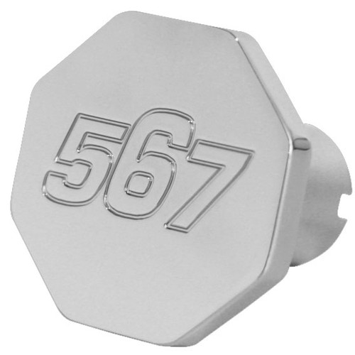 Custom Knobs Chrome Octagon Shaped Air Brake Knob
