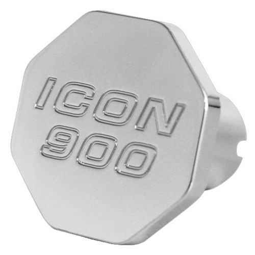 Custom Knobs Chrome Octagon Shaped Air Brake Knob - Icon 900