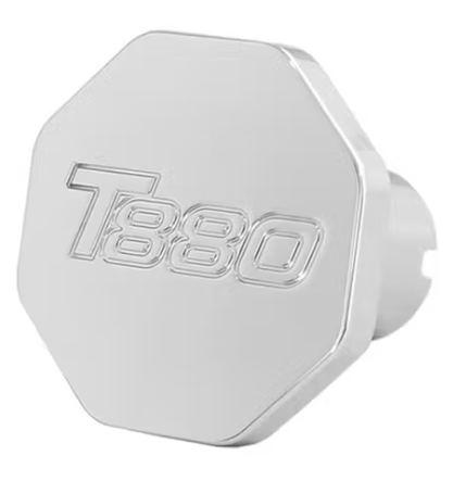 Custom Knobs Chrome Octagon Shaped Air Brake Knob - T880