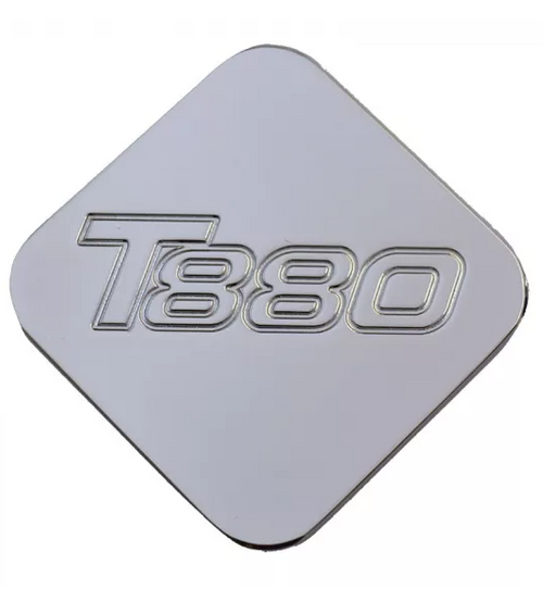 Custom Knobs Chrome Square Shaped Air Brake Knob - T880