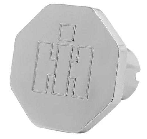 Chrome Octagon Shaped Air Brake Knob - IH Logo