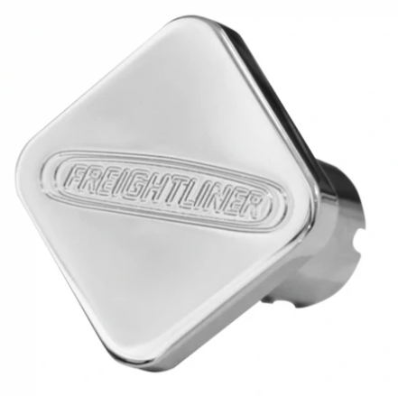 Custom Knobs Chrome Square Shaped Air Brake Knob - Freightliner