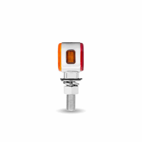 TRUX Clear Amber/Red Double Faced Rectangular Clearance Marker - 1.5" x3" (10 LED) - TLED-DR1XC TRUX Clear Amber/Red Double Faced Rectangular Clearance Marker - 1.5" x3" (10 LED) - TLED-DR1XC