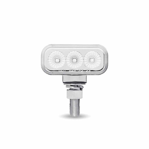 Trux Accessories TRUX Clear Amber/Red Double Faced Rectangular Clearance Marker - 1.5" x3" (10 LED) - TLED-DR1XC