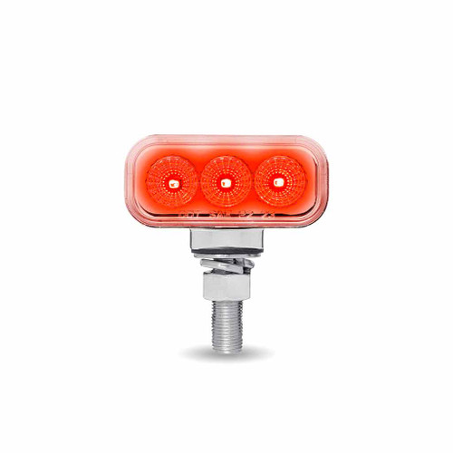 Trux Accessories TRUX Clear Amber/Red Double Faced Rectangular Clearance Marker - 1.5" x3" (10 LED) - TLED-DR1XC