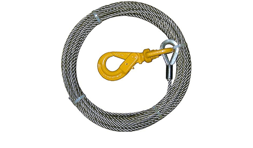 BA Products 3/8" Cable 150' Length with Self Locking Hook