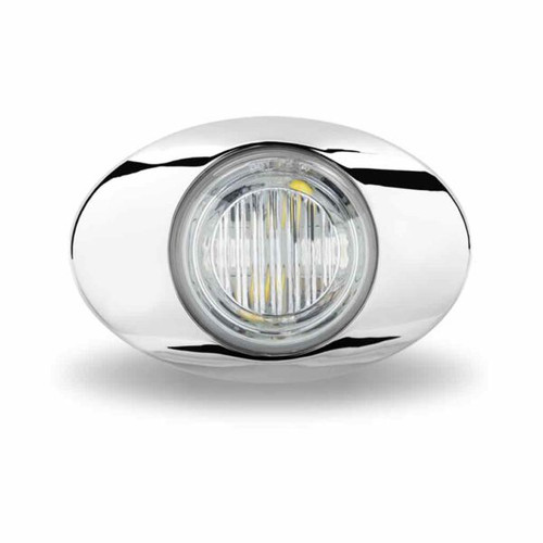 Trux Accessories TRUX Red M3 Marker Light - Clear Lens (2 Diodes) - TLED-G2CR