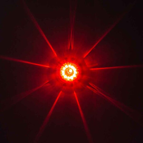 Trux Accessories TRUX Star Burst Stop/Turn/Tail Red to White Watermelon Light - 19 Diodes - TLED-WTRW