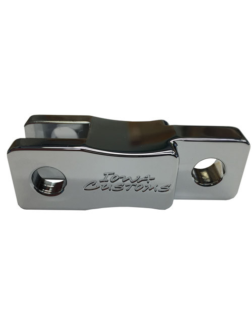 Iowa Customs 2" Clutch Pedal Extender - Chrome