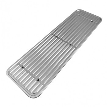 Iowa Customs 4" x 20" Chrome Rectangular Step Plate