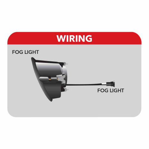 Trux Accessories Cascadia LED Projector Fog Light - Passenger Side (Chrome)