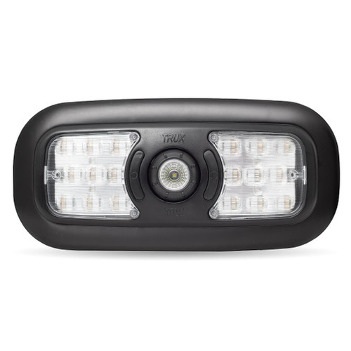 Trux Accessories LED Interior Projector 7-Color Dome and Map Light for Peterbilt - Black