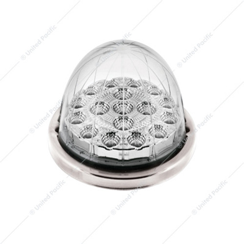 17 LED Double Fury Watermelon Light with Low Profile Stainless Steel Bezel - Red/White 17 LED Double Fury Watermelon Light with Low Profile Stainless Steel Bezel - Red/White