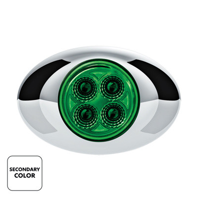 United Pacific 4 LED Double Fury Light - Red/Green