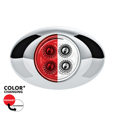 United Pacific 4 LED Double Fury Light - Red/White