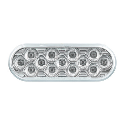 United Pacific Double Fury Oval Light- Red (13 Diodes)
