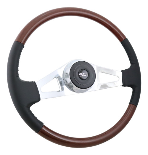 Steering Creations 18" Wood Rim Steering Wheel- Ace