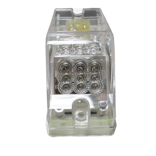 Trux Accessories 2in x 6in Clear Amber LED Trailer Light - Marker
