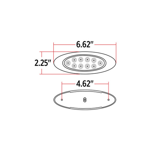 Trux Accessories TRUX Amber Marker to Pink Auxiliary Light - (10 Diodes) - TLED-G4XAPINK