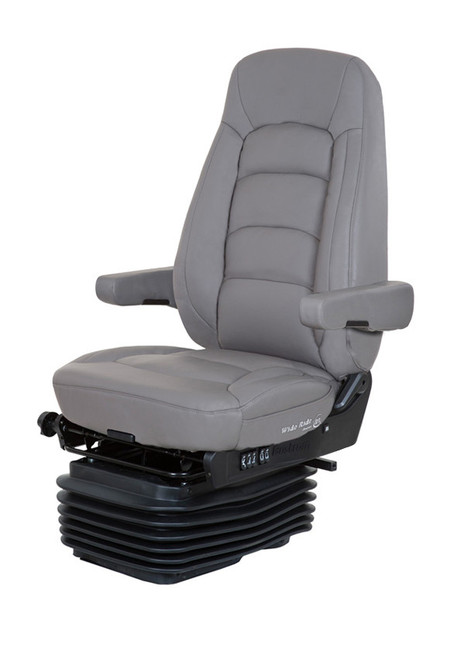 Bostrom Leather Wide Ride with Serta - High Back (Grey)