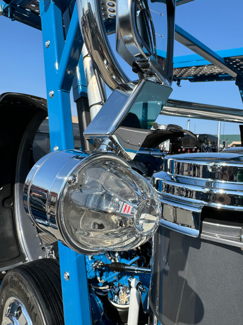 JML Kustoms Angled Mirror Bracket for Stud Mounted Light (Pair)