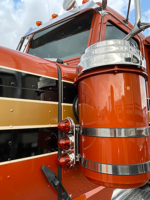 JML Kustoms Peterbilt Front 15" Air Cleaner Watermelon Light Bracket (3 Hole)