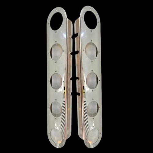 Peterbilt Front 15" Air Cleaner Watermelon Light Bracket (5 Hole)