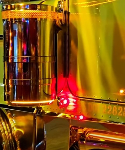 Peterbilt 15" Rear Air Cleaner Watermelon Light Bracket (1 Hole)