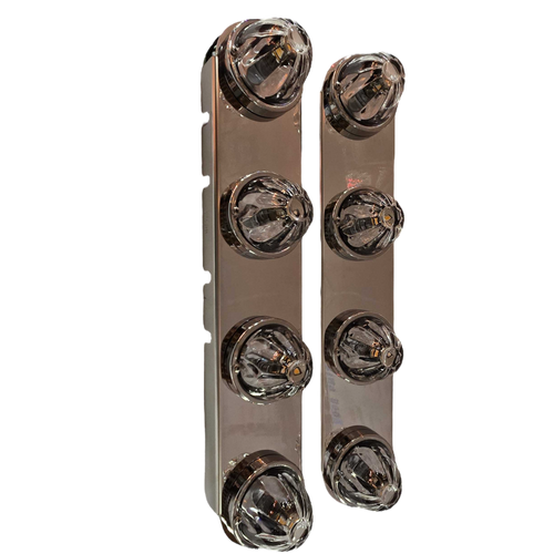 JML Kustoms Peterbilt Front 15" Air Cleaner Watermelon Light Bracket (4 Hole)