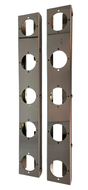 Peterbilt 589 Strap Mount Front Air Cleaner Watermelon Light Bracket (5 Hole)