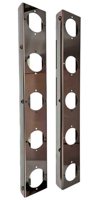 Peterbilt 589 Strap Mount Rear Air Cleaner Watermelon Light Bracket (5 Hole)