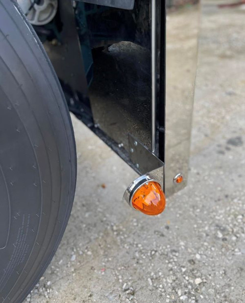 JML Kustoms Stainless Steel Bumper Bracket for (1) Watermelon Light