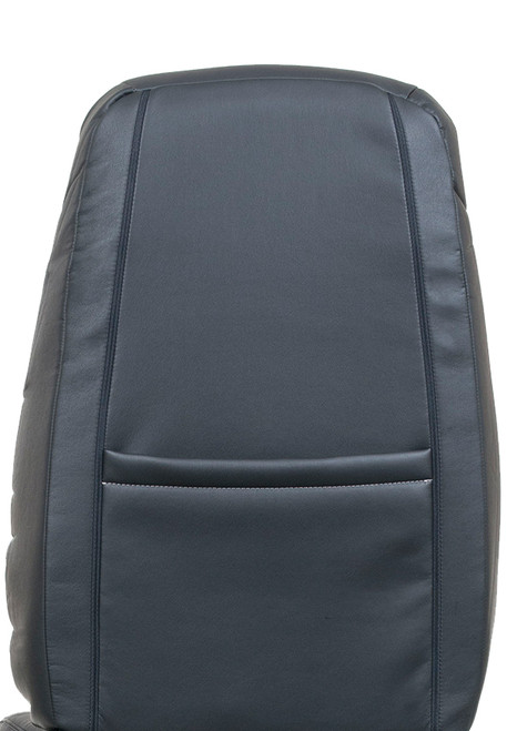 Bostrom Wide Ride with Serta Leather Seat -  Black