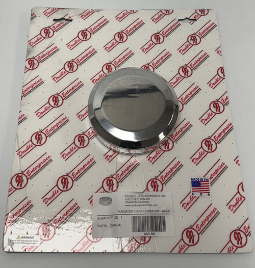 Double JJ Billet Radiator Cap/Hood Ornament Base
