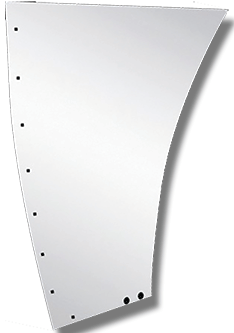 Valley Chrome Peterbilt 389 Lower Hood Panel (2007+)