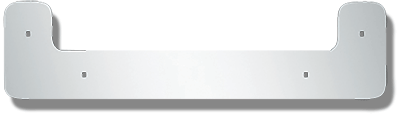 Valley Chrome Universal 24" Mud Flap Weight - "U" Shape