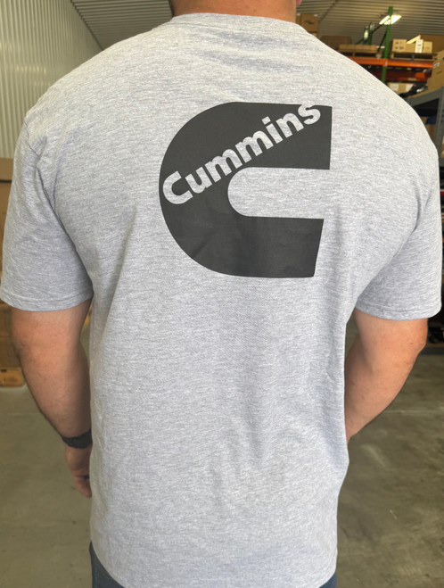 Cummins Logo Tee Shirt - Grey