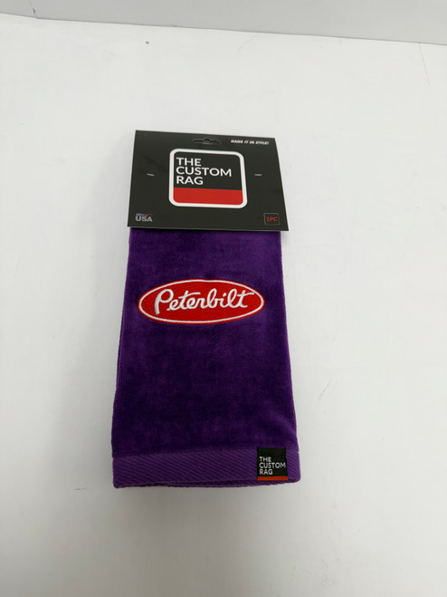 Embroidered Truck Rag - Peterbilt