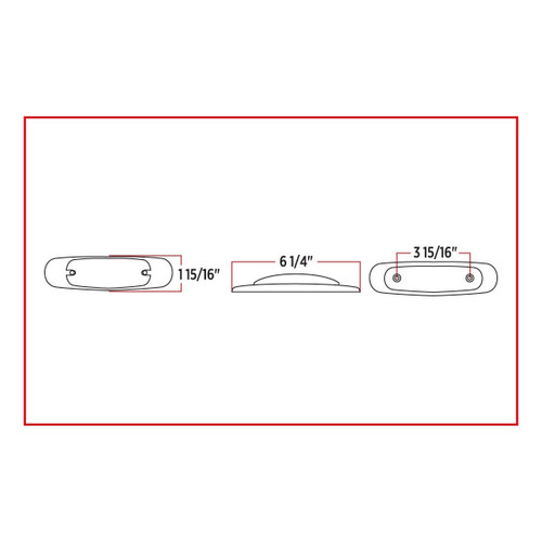 Trux Accessories Peterbilt Amber Marker LED Light