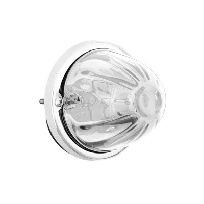 United Pacific Ultraburst Glass Watermelon Flush Mount Kit with Bulb