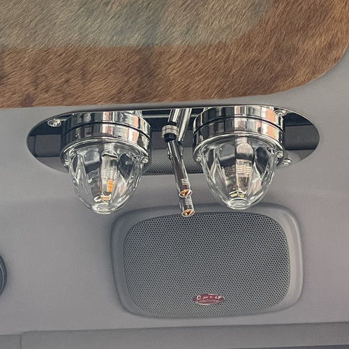 JML Kustoms Cab Light Panel with (2) Watermelon Holes and (2) Switch Holes