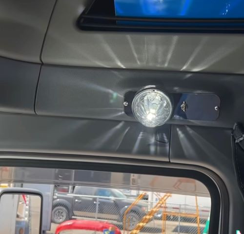 Above Door Light Panel with (1) Watermelon Light Hole and (1) Switch Hole