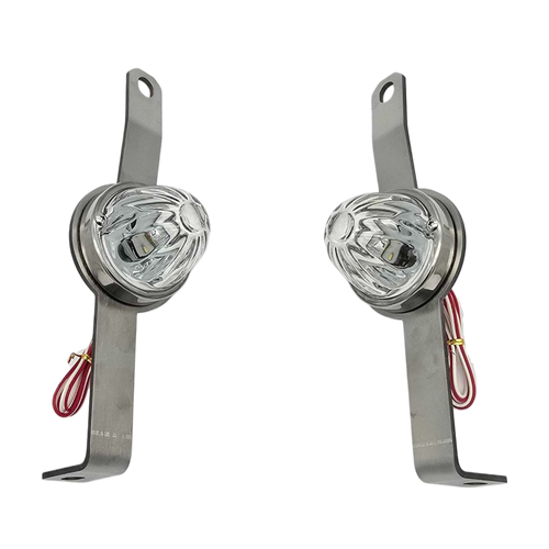 JML Kustoms 20" Kenworth Bumper Brace with Watermelon Hole (Pair)