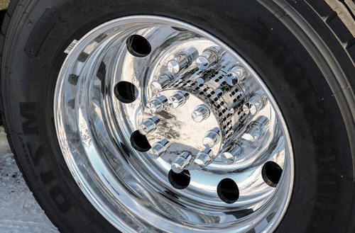 Multi-Fit Polished Stainless Drive Axle Hub Cover