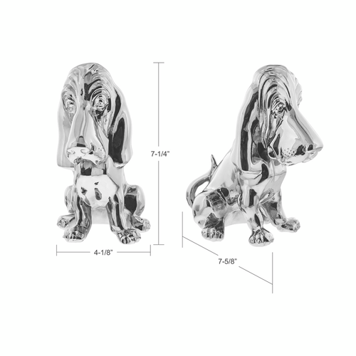 Bassett Hound Hood Ornament