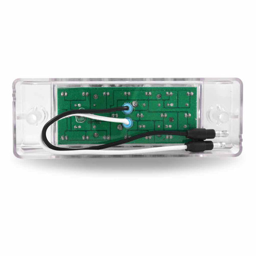2" x 6" Clear Red Rectangular LED Light (20 Diodes)