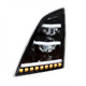 Blackout LED Headlight with Sequential LED Signal & Position Light Bars - Driver