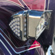 Peterbilt Side Headlight Triangle Dual Revolution Amber/Purple LED (24 Diodes)