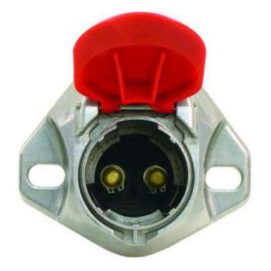 Horizontal 2-Prong Socket